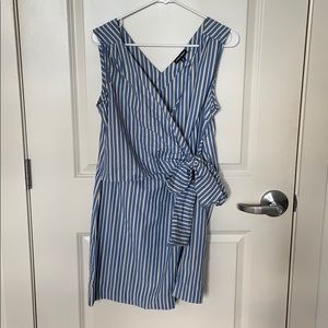 Striped Wrap Dress